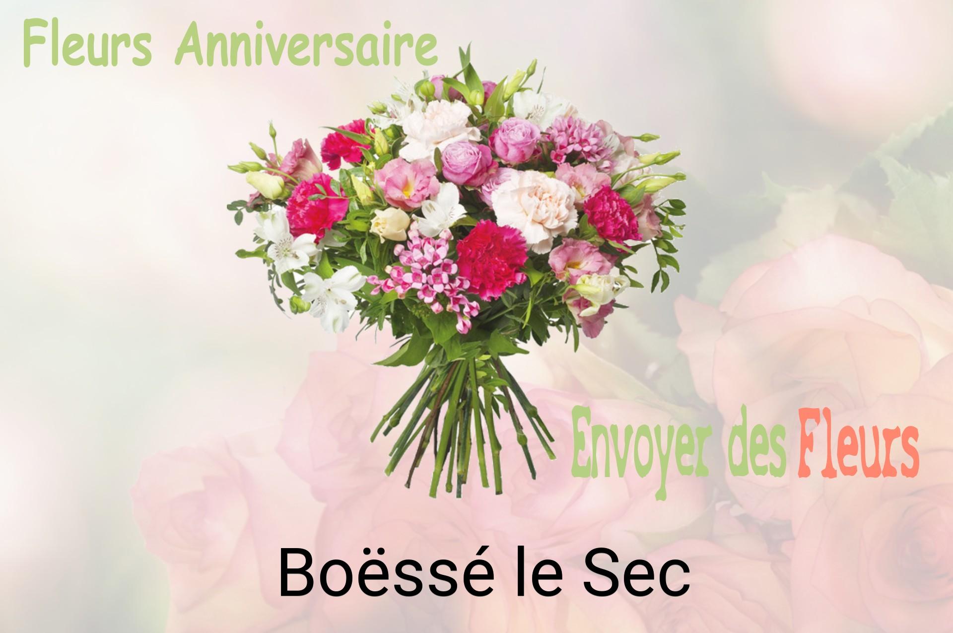 Bouquet de fleurs d’anniversaire livré à Boëssé-le-Sec